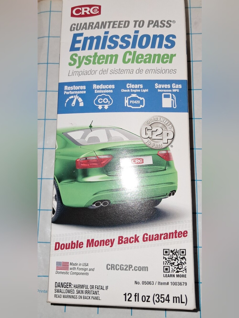 EMISSION CLEANER - CRC G2P NIP